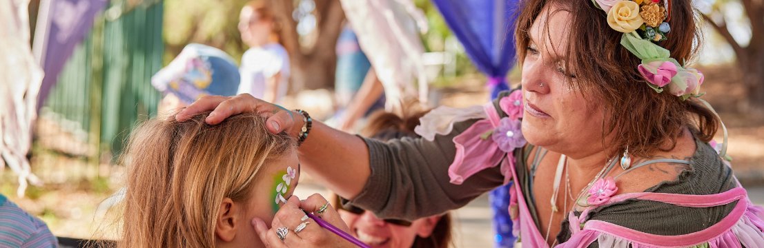 Image of face painting at Henderson Environmental Centre